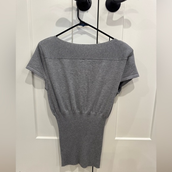 Worthington Tops - Worthington Heather Gray Knit Top